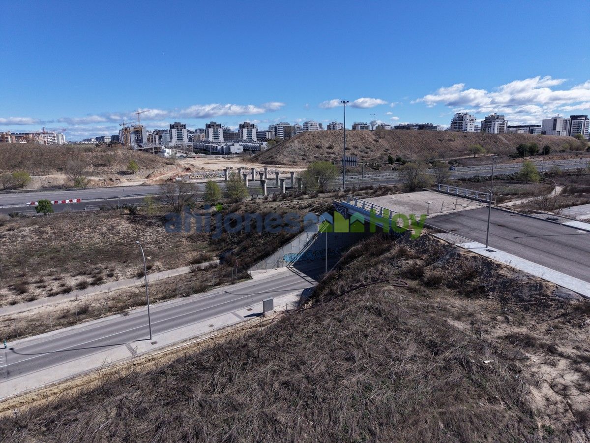 Vista aérea obras Los Ahijones