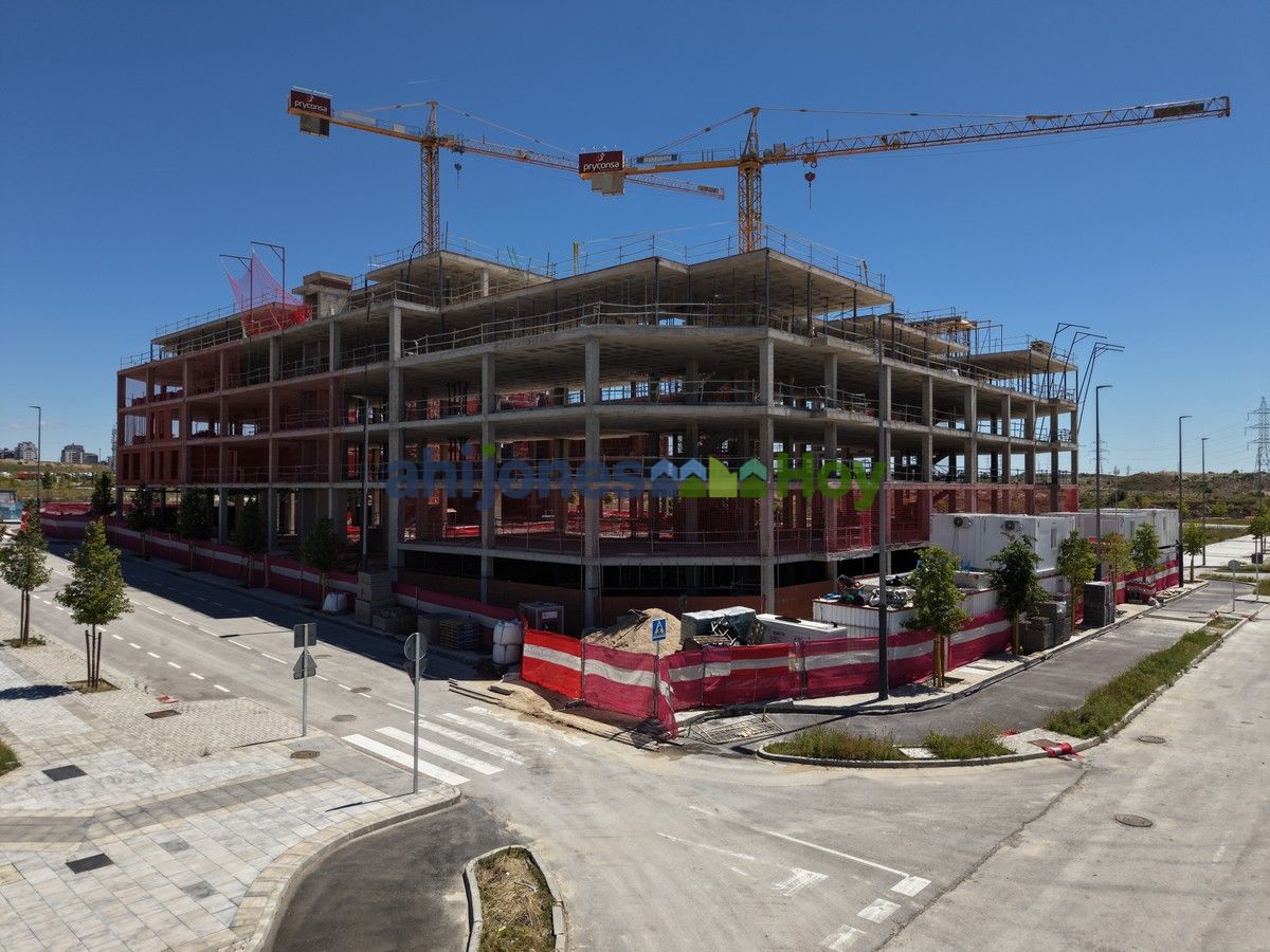 Vista aérea obras Los Ahijones