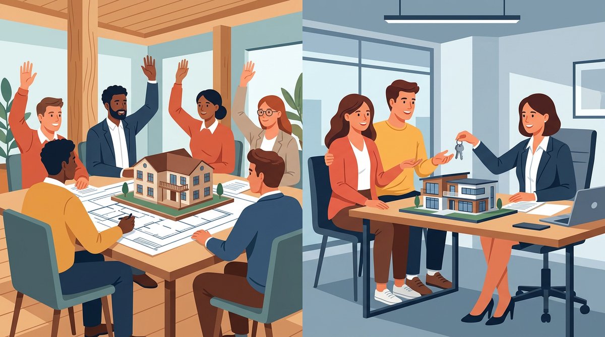 Cooperativa vs promotora: comparativa real de costes y riesgos