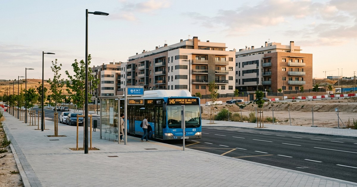 Servicios públicos en barrios nuevos de Madrid: colegios, salud y transporte