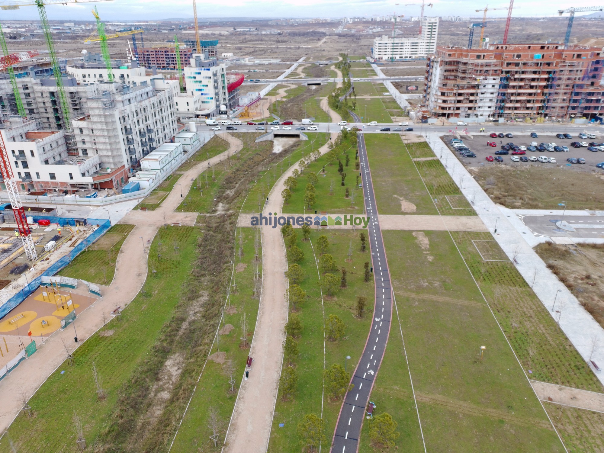 Bulevar central de Los Berrocales