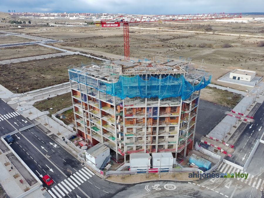 Detalle de las obras en Los Berrocales