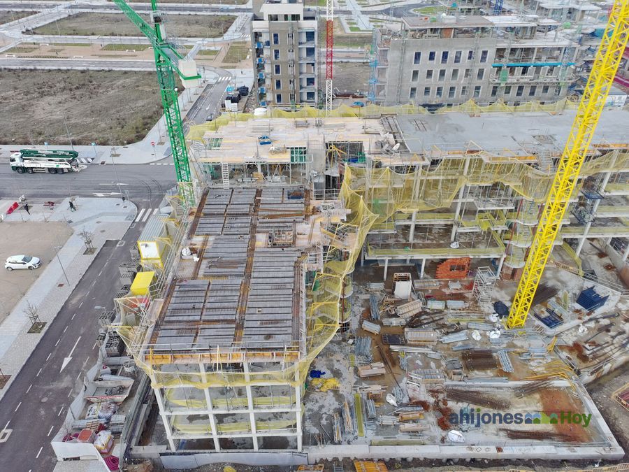 Calles y aceras terminadas