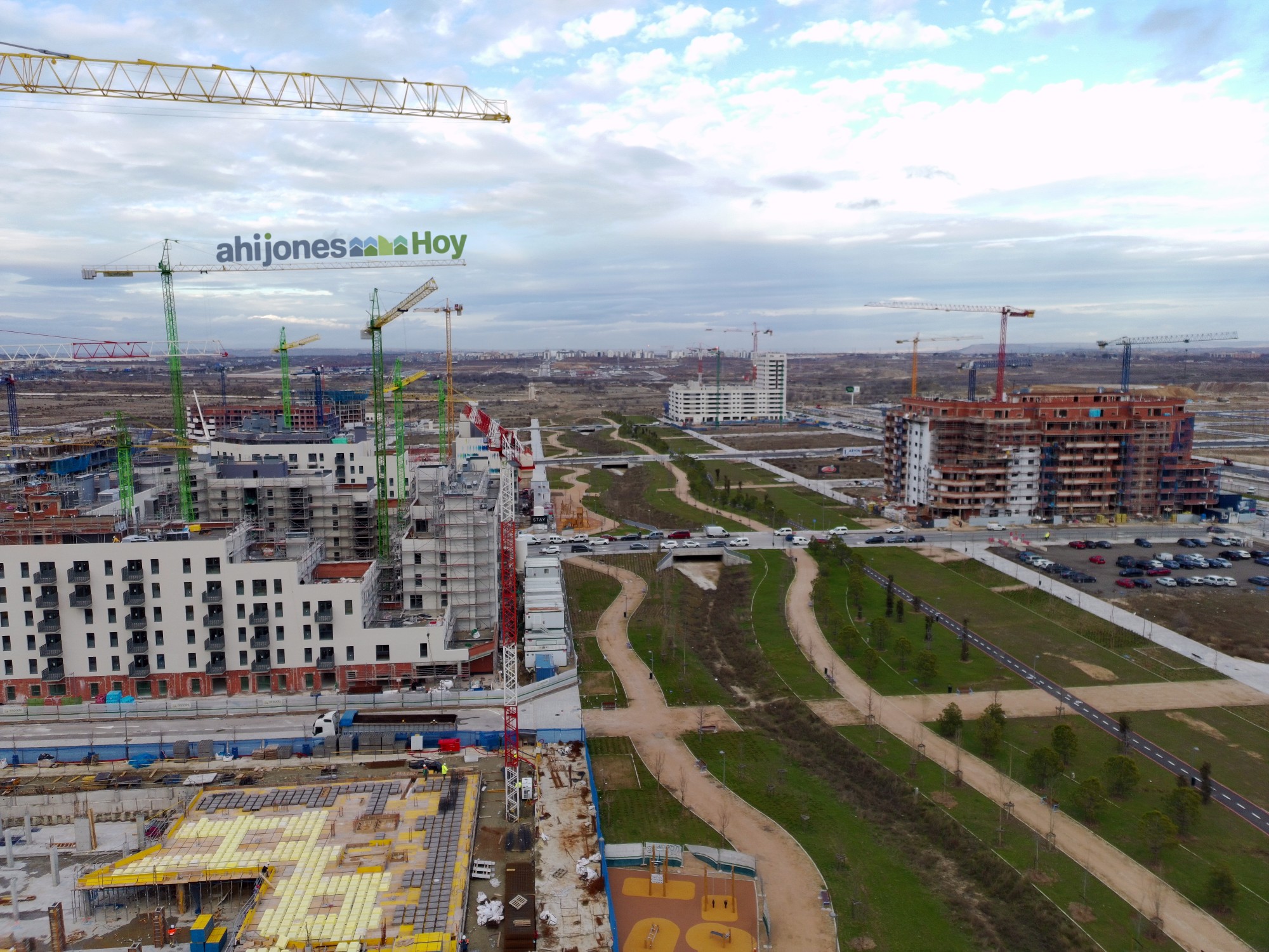Vista panorámica de Los Berrocales